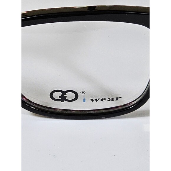 GIANNI PO WOMEN'S EYEGLASSES GP6 106 54-15 140 Blk/ Purple Tort NWT DEMO LENSES - Picture 8 of 16